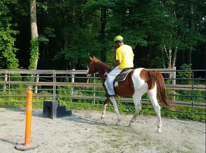 Person Riding Horse